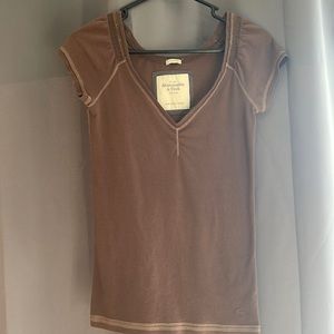 Brown Abercrombie top